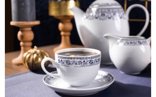 Serwis Kawowy 12 osób 15 El. Kobalt WA-160