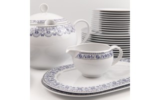 Serwis Obiadowy Dla 12 Osób 42 El. Kobalt WA-160