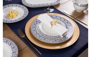 Serwis Obiadowy Dla 12 Osób 42 El. Kobalt WA-160