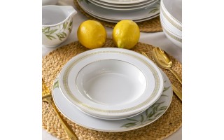 Serwis Obiadowy Dla 12 Osób 42 El. Oliwka WA-166