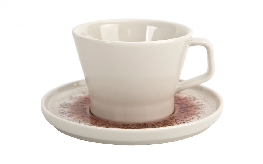 Filiżanka porcelanowa 225 ml + spodek Sol