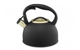 Czajnik tradycyjny z gwizdkiem 2,5 L Royal czarny