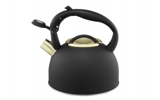 Czajnik tradycyjny z gwizdkiem 2,5 L Royal czarny