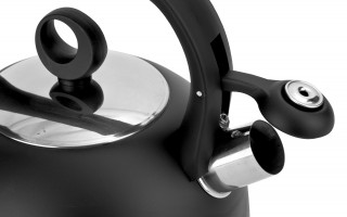 Czajnik tradycyjny z gwizdkiem 2,8 L Nero czarny