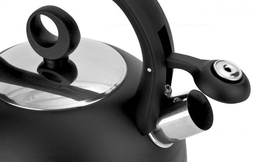 Czajnik tradycyjny z gwizdkiem 2,8 L Nero czarny