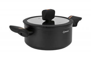 Garnek z pokrywką 3,3 L Nero 20 cm