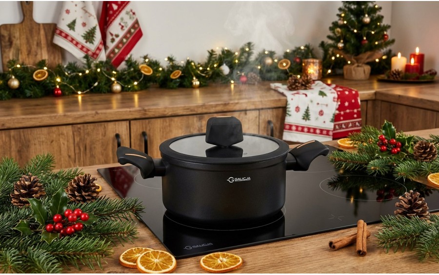 Garnek z pokrywką 3,3 L Nero 20 cm