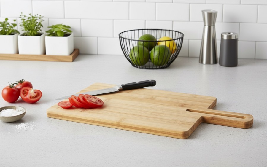 Deska do krojenia 40x20 cm bambusowa Ravi 91880