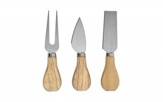 Bambusowy zestaw do serów Ravi 91879