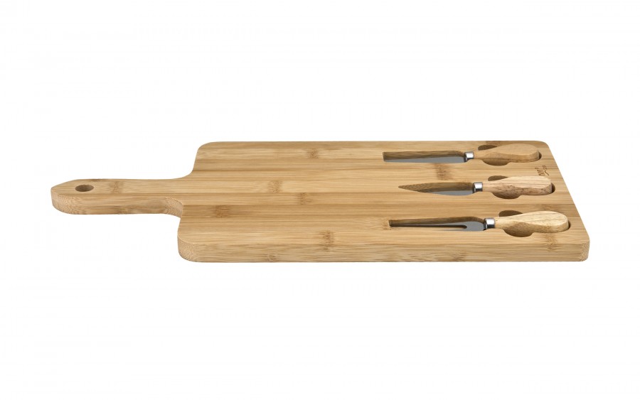 Bambusowy zestaw do serów Ravi 91879