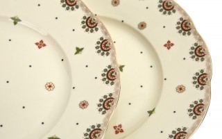 Komplet 2 talerzy deserowych 20,5 cm Casablanca