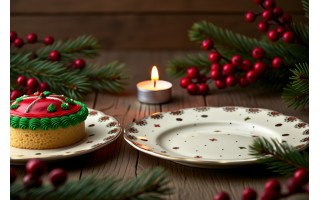 Komplet 2 talerzy deserowych 20,5 cm Casablanca