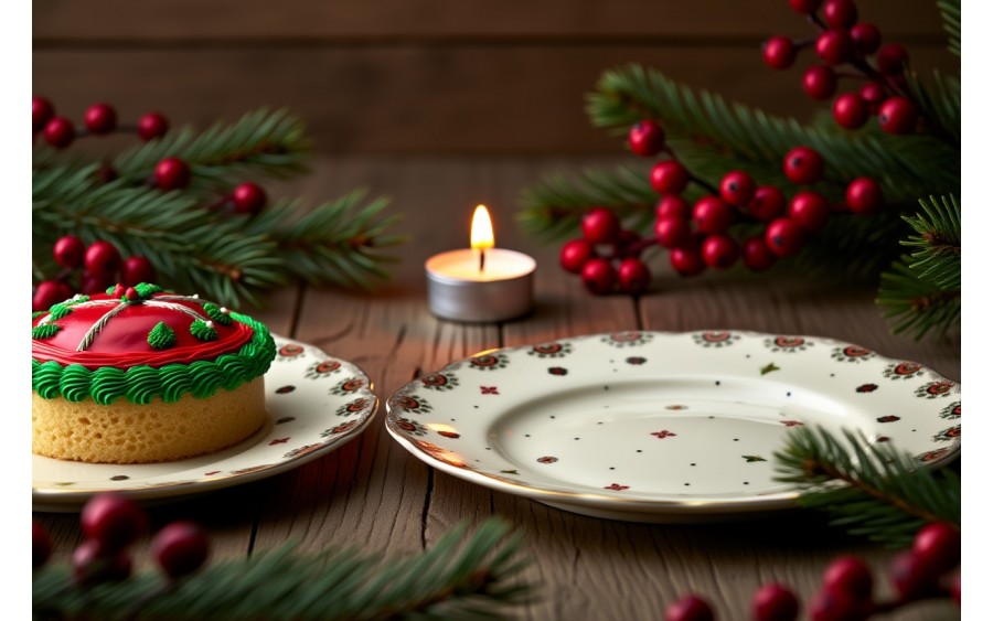 Komplet 2 talerzy deserowych 20,5 cm Casablanca