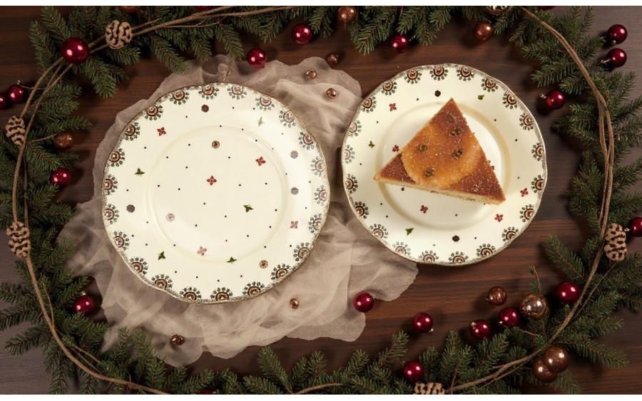 Komplet 2 talerzy deserowych 20,5 cm Casablanca