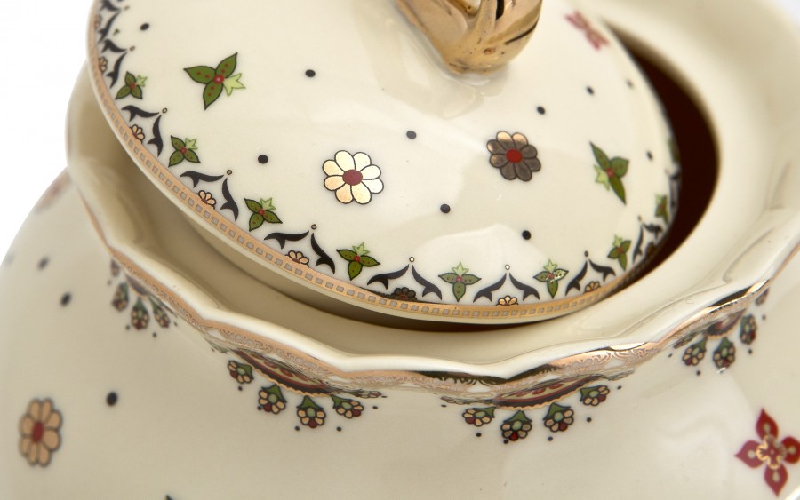 Komplet mlecznik + cukierniczka Casablanca