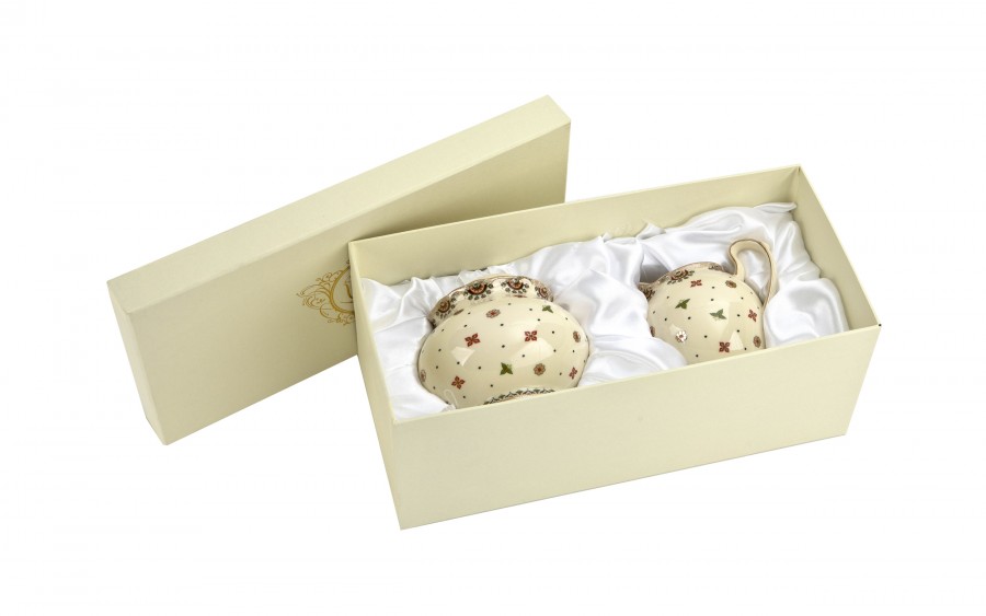 Komplet mlecznik + cukierniczka Casablanca