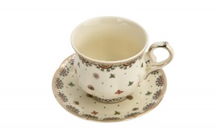 Komplet 2 filiżanek do espresso 150 ml + spodki Casablanca