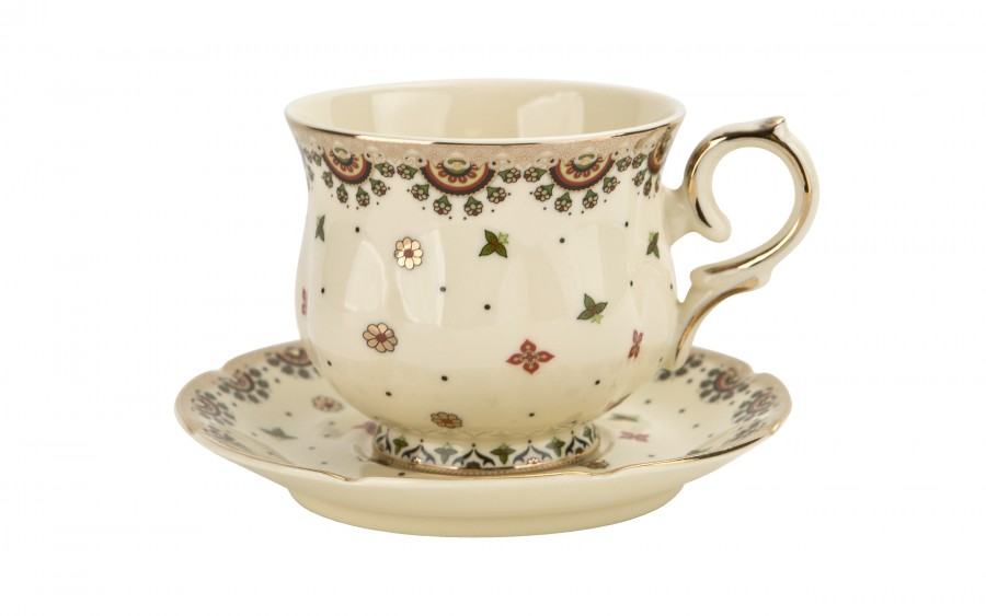 Komplet 2 filiżanek do espresso 150 ml + spodki Casablanca