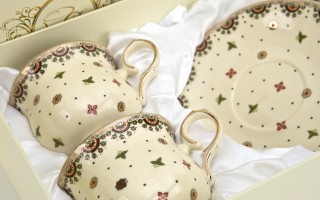 Komplet 2 filiżanek 260 ml + spodki Casablanca