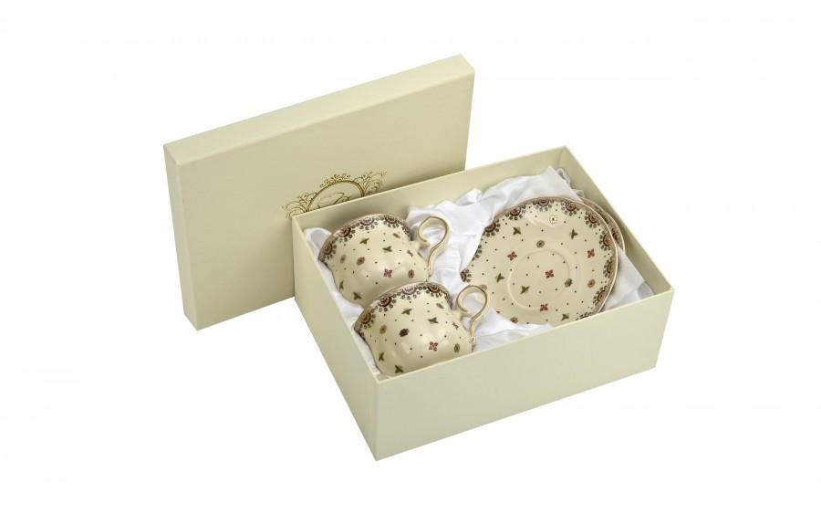 Komplet 2 filiżanek 260 ml + spodki Casablanca