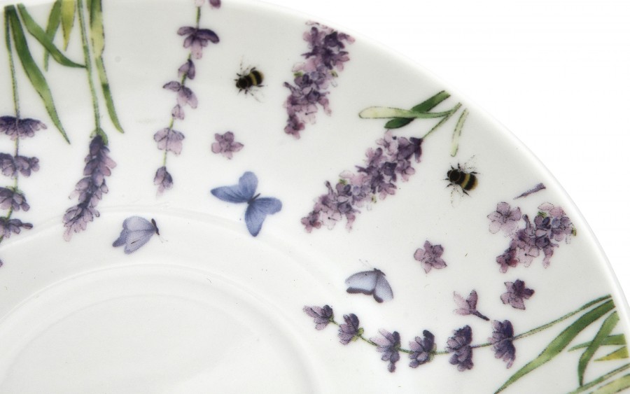 Komplet 2 filiżanek 270 ml + spodki Classic Lavender