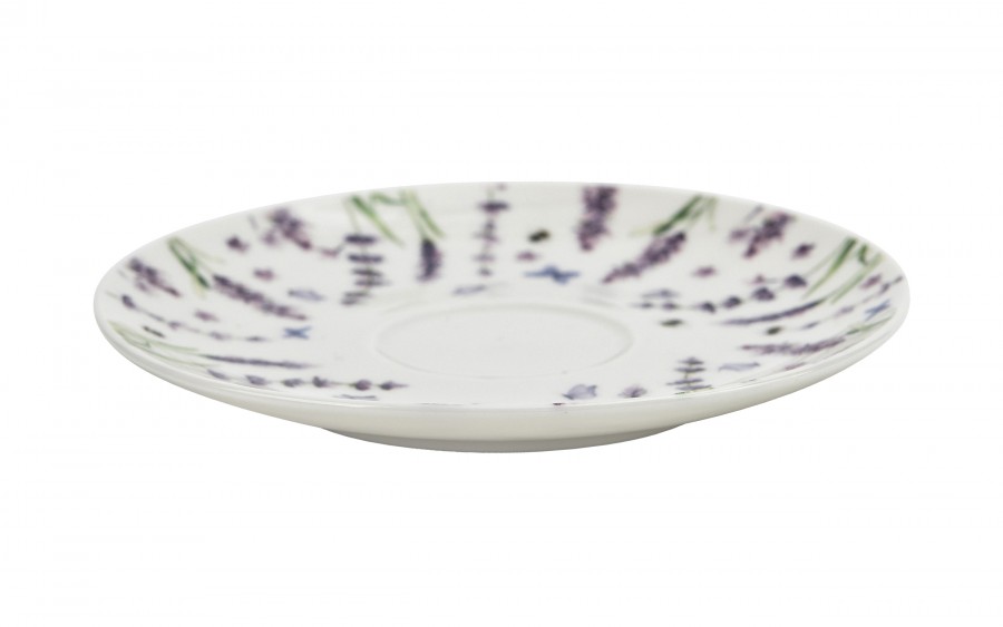 Komplet 2 filiżanek do espresso 110 ml + spodki Classic Lavender