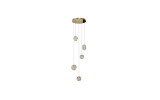 Lampa EUFORIA PENDANT ROUND 5 3-STEP DIMM GOLD-AZ6738