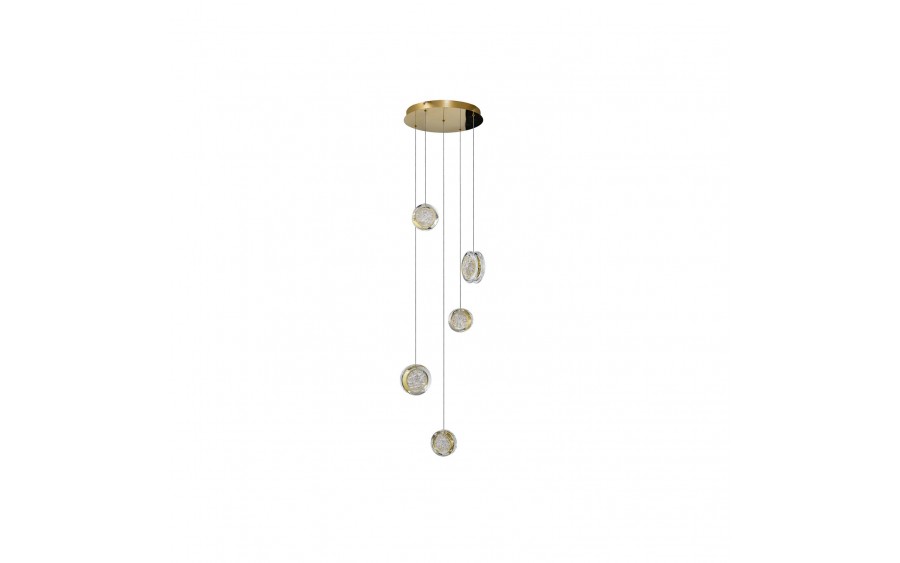 Lampa EUFORIA PENDANT ROUND 5 3-STEP DIMM GOLD-AZ6738