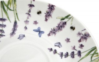 Komplet 2 filiżanek 270 ml + dzbanek 900 ml Classic Lavender