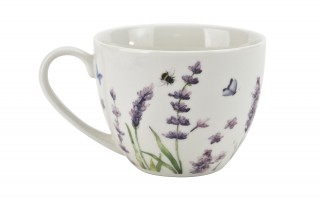 Komplet 2 filiżanek 270 ml + dzbanek 900 ml Classic Lavender