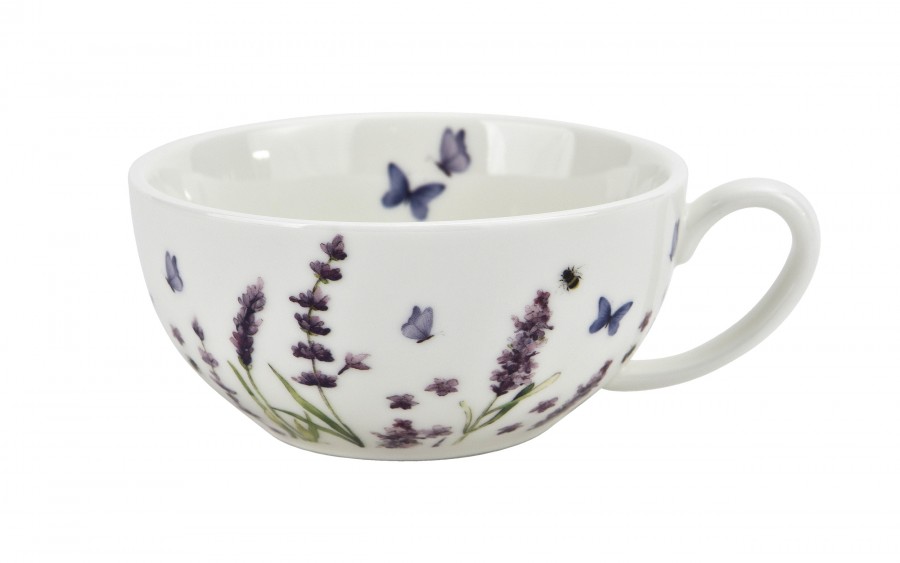 Filiżank z dzbankiem i zaparzaczem Tea For One Classic Lavender