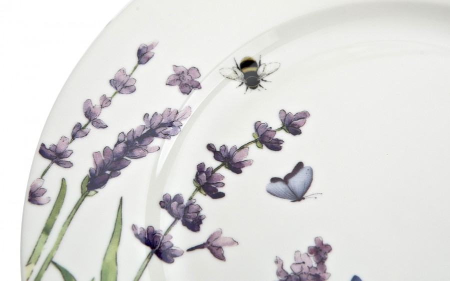 Komplet 2 talerzy deserowych 19 cm Classic Lavender