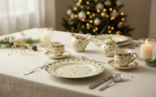 Komplet 2 filiżanek 260 ml + spodki Casablanca