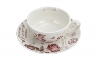 Filiżanka z dzbankiem i zaparzaczem Tea For One Secesja