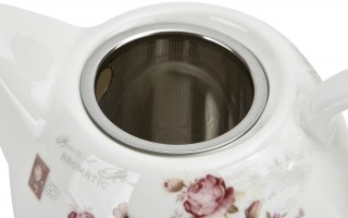 Filiżanka z dzbankiem i zaparzaczem Tea For One Secesja