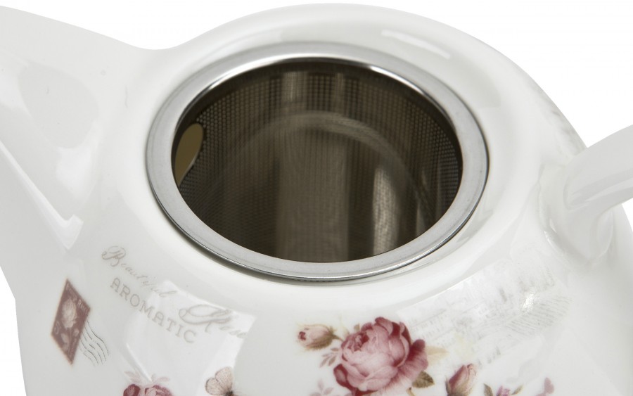 Filiżanka z dzbankiem i zaparzaczem Tea For One Secesja