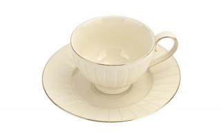 Komplet 6 filiżanek 220 ml + spodki Nina