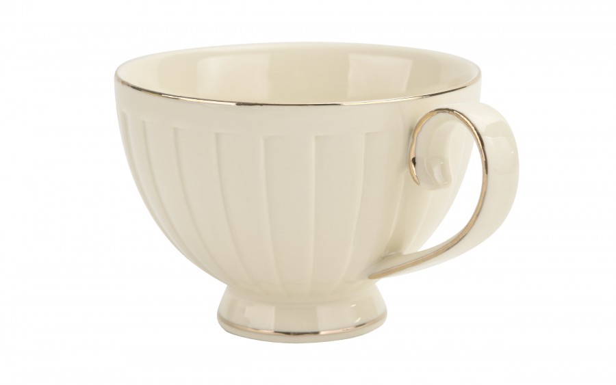 Komplet 6 filiżanek 220 ml + spodki Nina