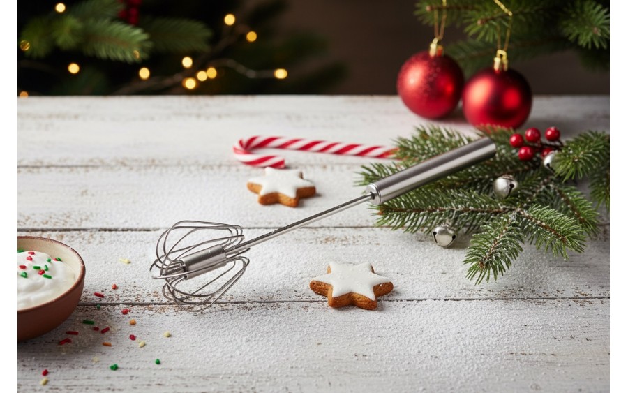 Trzepaczka obrotowa ręczna 30 cm