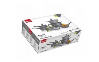 Komplet garnków 11 el. Granite