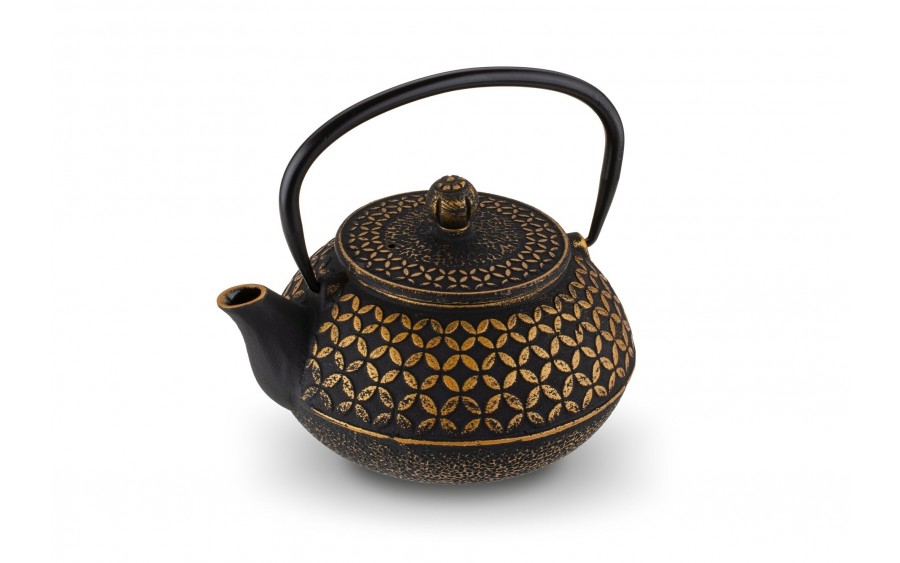 Imbryk żeliwny 0,8 L z zaparzaczem Hanako Gold