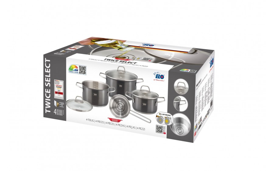 Komplet garnków 7 el. Twice Select