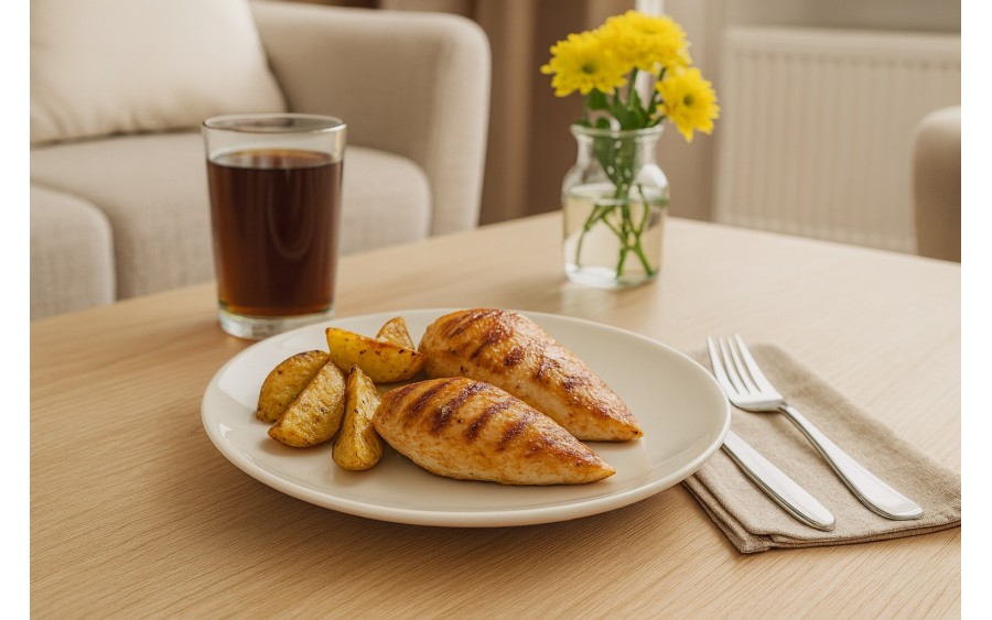 Talerz płytki deserowy 20,5 krem JGS