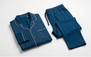 Piżama męska rozm. M P751310 B11 Navy Blue