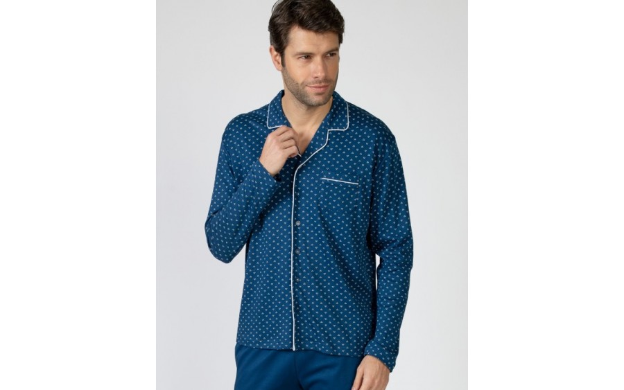 Piżama męska rozm. XL P751310 B11 Navy Blue