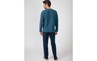 Piżama męska rozm. L P751324 Dark Grey