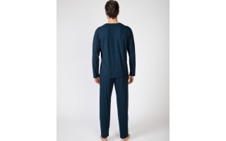 Piżama męska rozm. S P751314 Navy Blue