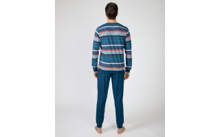 Piżama męska rozm. L P751305 Navy Blue