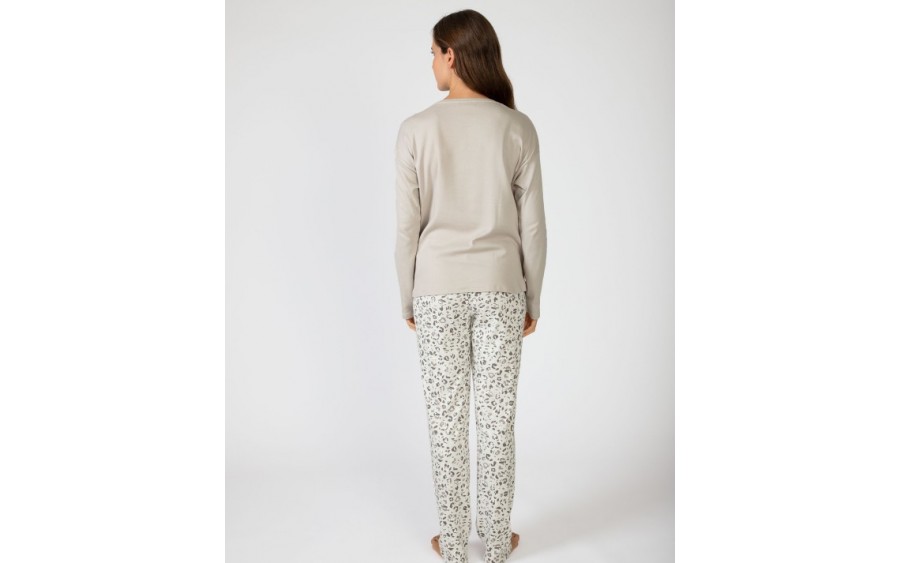 Piżama damska rozm. XXL P751256 – kolor beżowy