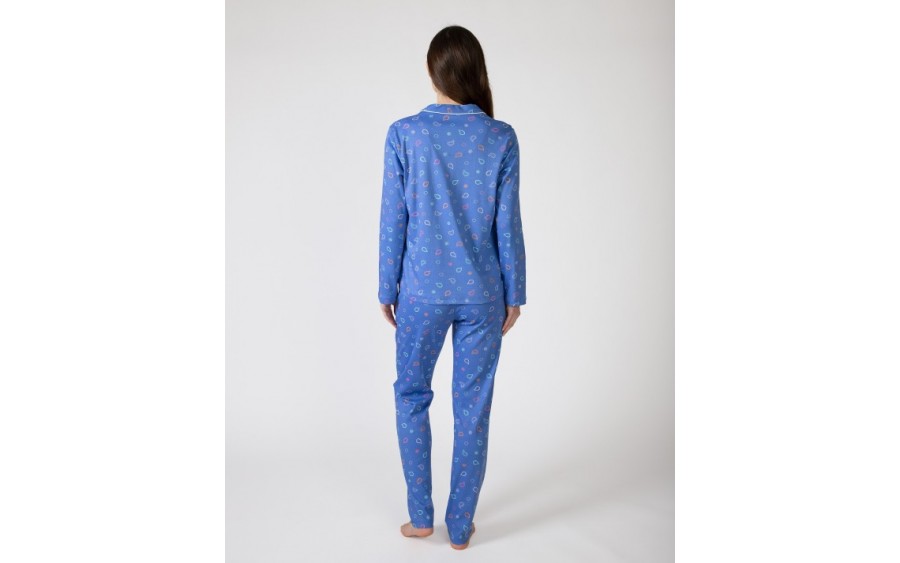 Piżama damska rozm. M P751214 T04 Blue